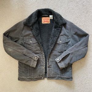 Levi’s Vintage Gray Corduroy Sherpa Jacket
